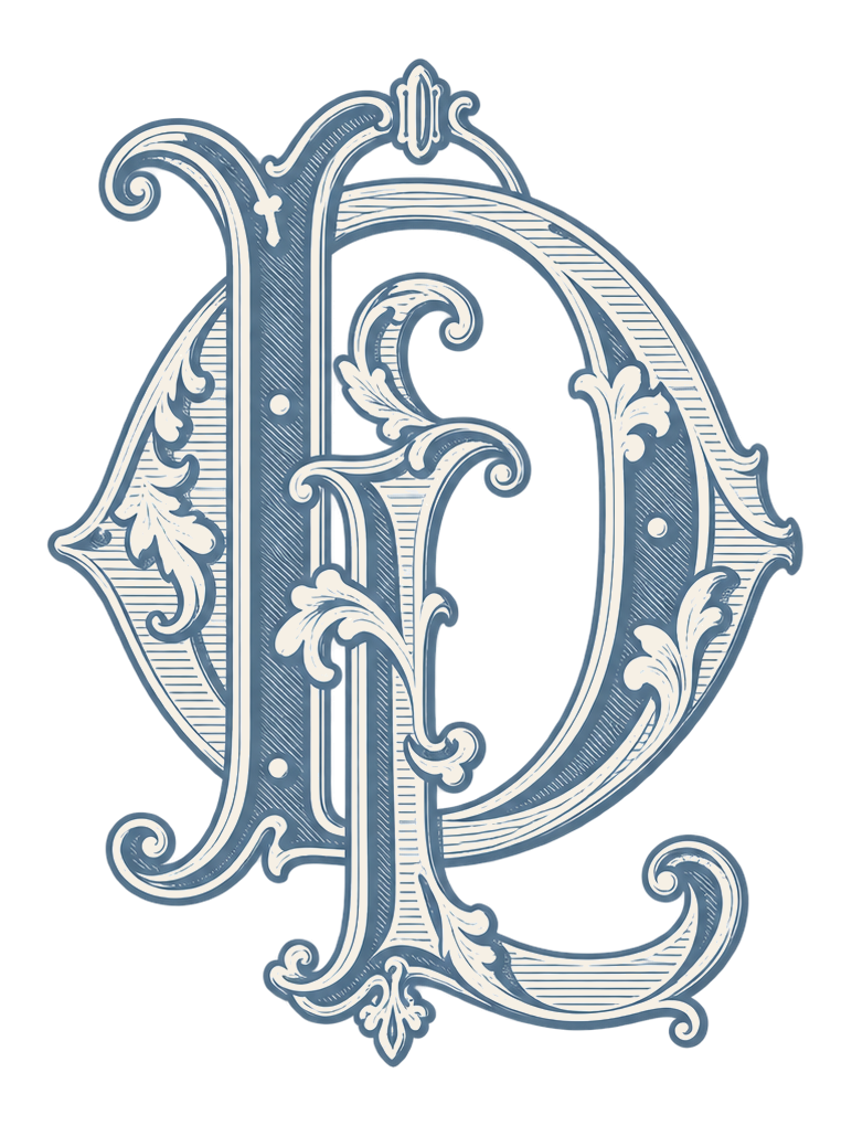 Monogramm aus D und L